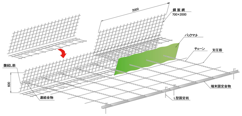 網型の構造